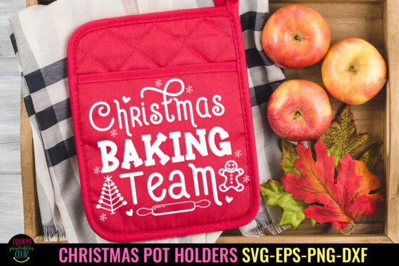 Download Christmas Baking Pot Holders SVG- PNG - Pot holders Collection