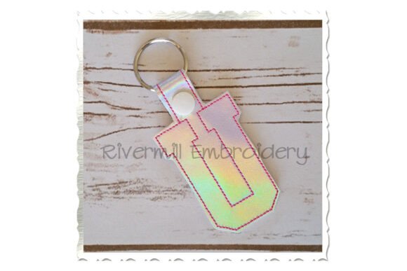 Download ITH Snap Tab Keychain - Letter U - Letter Collection