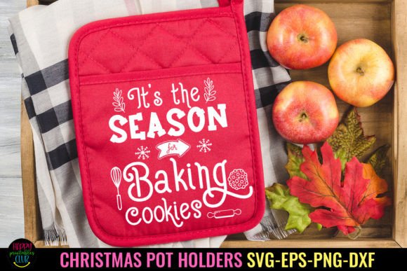 Download Christmas Baking Pot Holders SVG- PNG - Pot holders Collection