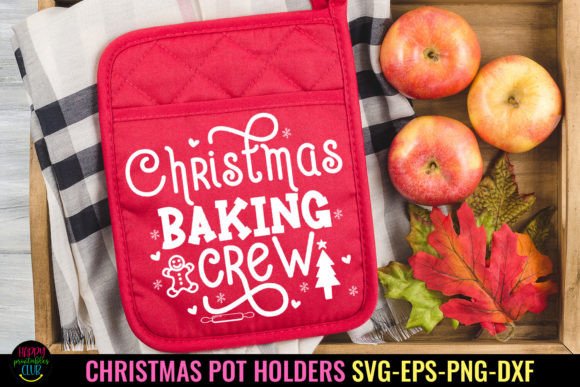 Download Christmas Baking Pot Holders SVG- PNG - Pot holders Collection