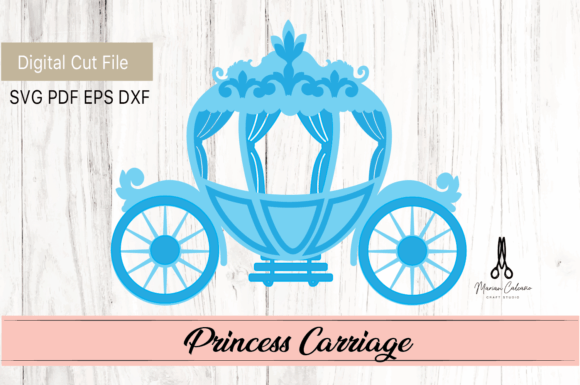Download Princess Carriage Cutting File - Princess carriage Collection