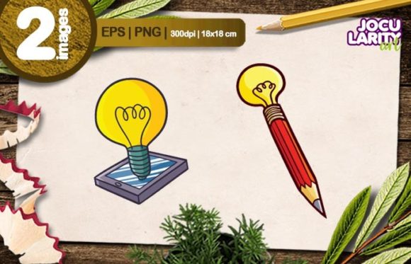 Download Cute Conceptual Idea Bulb Lamp Cartoon - Conceptual Collection