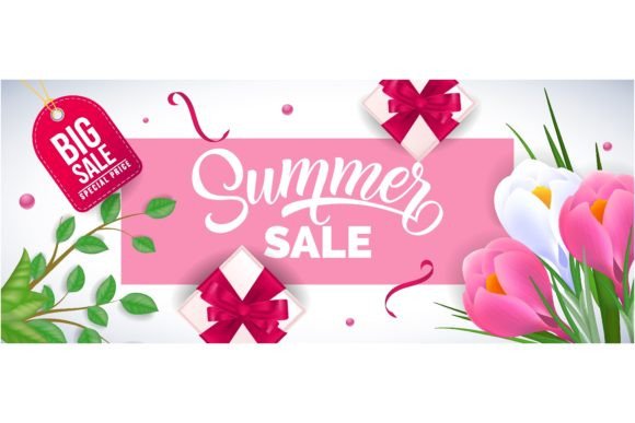 Download Summer Sale Lettering in Pink Frame with - Letter Collection