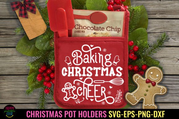 Download Baking Christmas Pot Holders SVG I PNG - Pot holders Collection